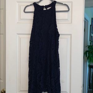 Altar’d State Navy blue size medium lace dress